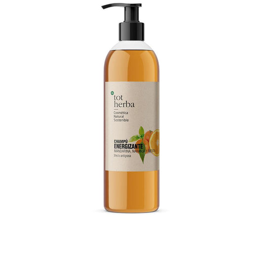 Tot Herba Champú Energizante Shampoo Per Capelli Grassi Brillantezza Naturale