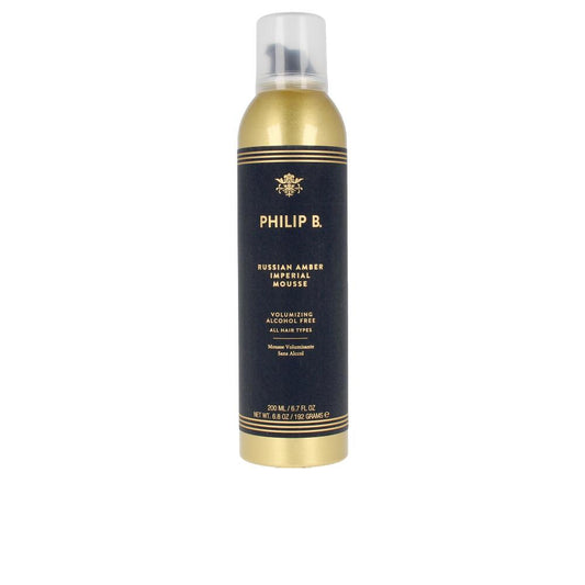 Philip B Russian Amber Mousse Volumizzante Per Capelli Idrata Rinforza Dona Lucentezza