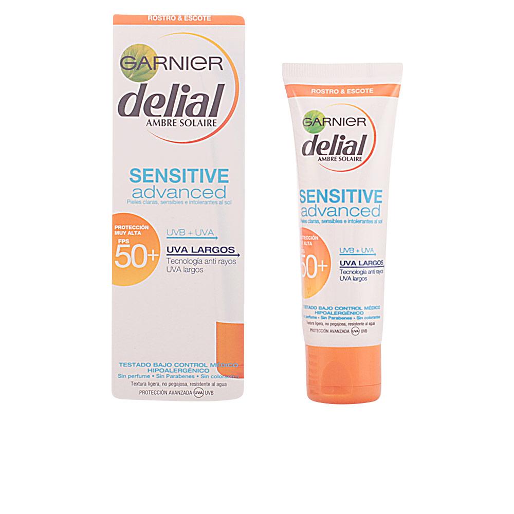 Garnier Delial Sensitive Advanced Crema Viso Spf 50 Plus Protezione Delicata