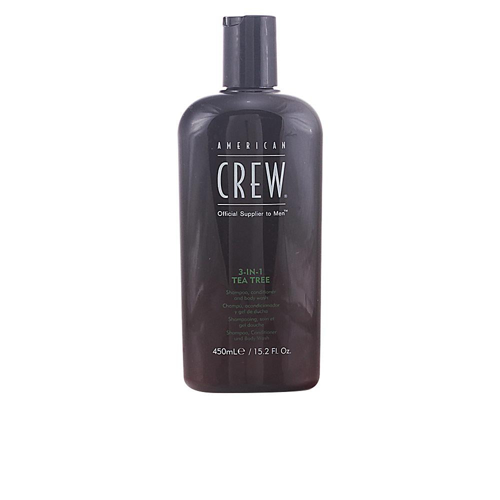 American Crew Crew Hair & Body Care 3 In 1 Champú Bálsamo Y Gel De Ducha Limpieza Y Frescura Superior