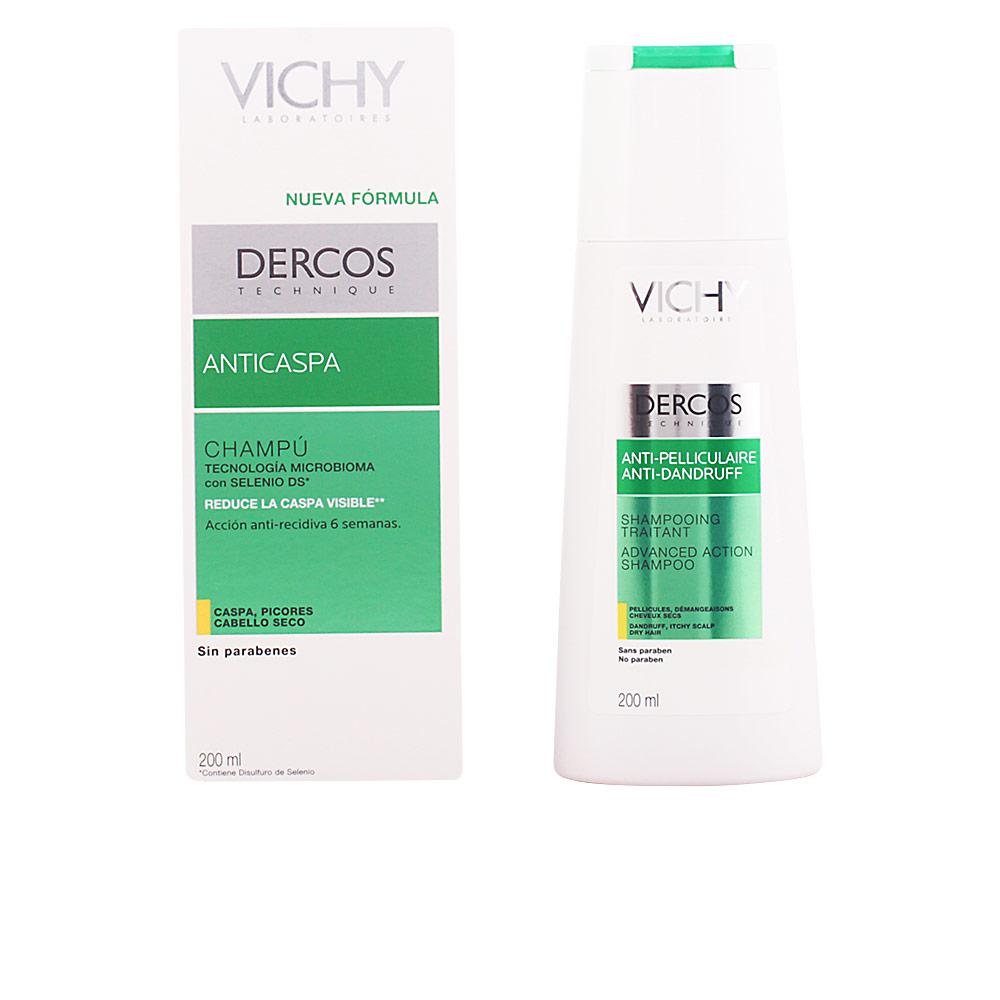 Vichy Dercos Shampoo Anticaspa Para Cabello Seco Cabello Sano Y Brillante