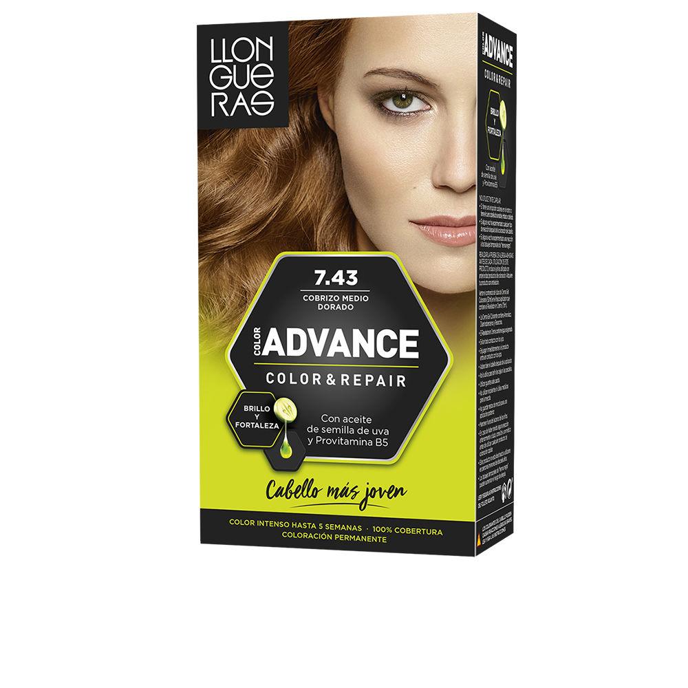 Llongueras Color Advance Tinte Capilar Permanente Cobertura Total Canas