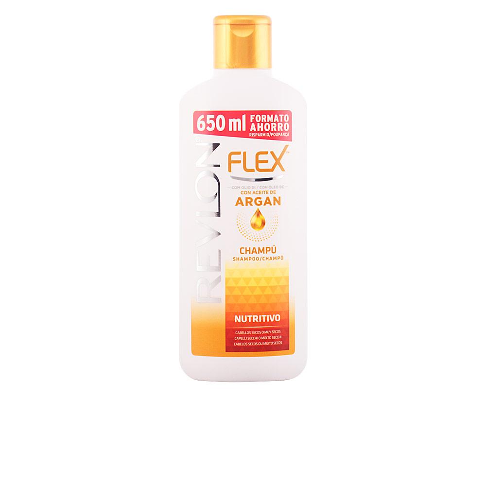 Revlon Mass Market Flex Revlon Shampoo Nutriente Per Capelli Secchi Con Olio Di Argan