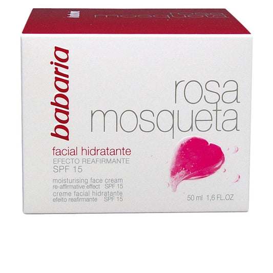 Babaria Rosehip 24H Moisturizing Face Cream SPF15 Glowing Skin Every Day
