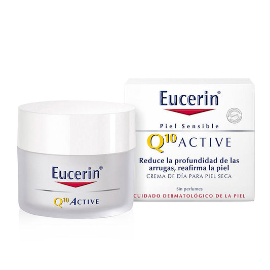 Eucerin Q10 Active Crema Giornaliera Anti Rughe Per Pelle Secca Pelle Luminosa E Giovane