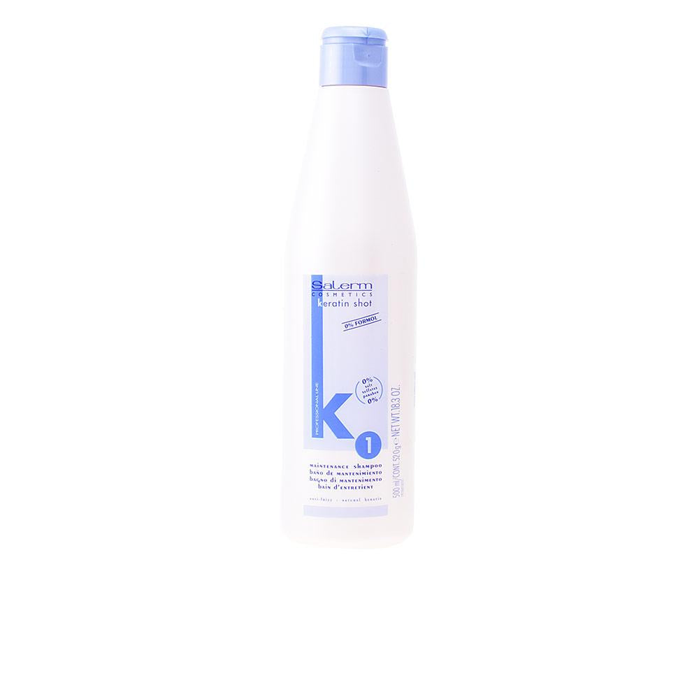 Salerm Keratin Shot Shampoo Capelli Nutritivo Antifrizz
