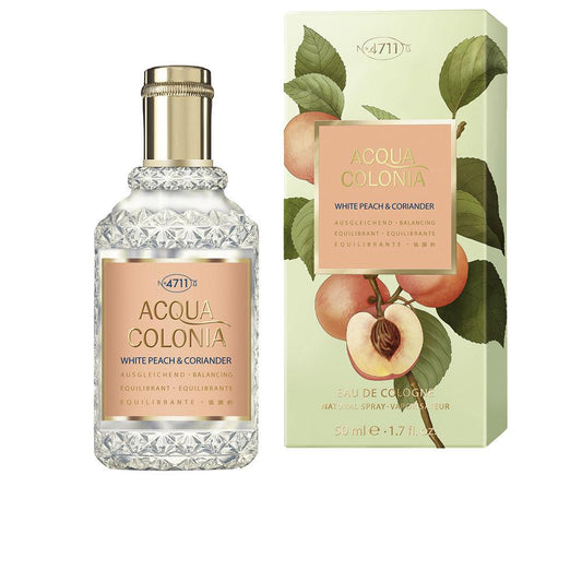 4711 Acqua Colonia White Peach & Coriander Profumo Eau De Cologne Freschezza Naturale Unisex Distintiva