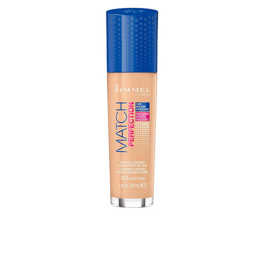Rimmel London Match Perfection Foundation for Radiant Skin All Day