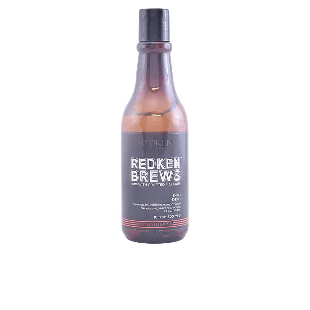 Redken Brews Redken Brews 3 In 1 Shampoo Balsamo E Gel Doccia Per Uomini Pulizia Totale