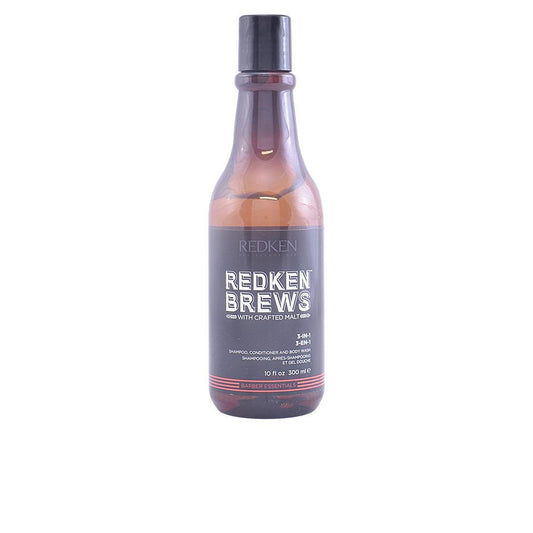 Redken Brews Redken Brews 3 In 1 Shampoo Balsamo E Gel Doccia Per Uomini Pulizia Totale