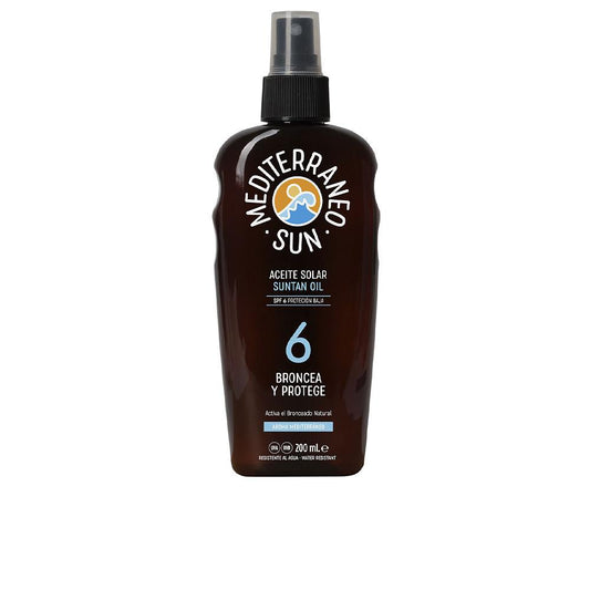 Mediterraneo Sun Coconut Mediterraneo Sun Olio Abbronzante Abbronzatura Splendente Naturale