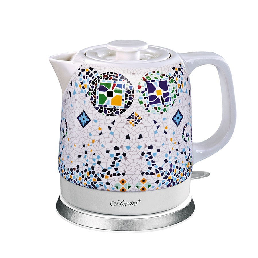 Elektrischer Wasserkocher aus Keramik MAESTRO MR-068 1,5L 1500W (MR-068-MOSAIC) (MR-068-MOSAIC)
