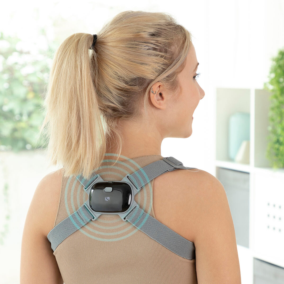 Correttore Posturale Intelligente Ricaricabile con Vibrazione Viback InnovaGoods