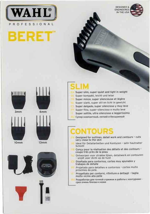 Wahl 08841-66 Trimmer ProLithium Beret Haarschneidemaschine, silver/black (08841-66)