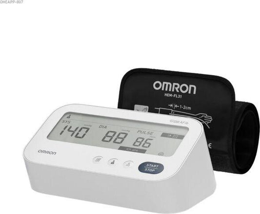 OMRON M4 Connect AFib Oberarm-Blutdruckmessgert (HEM-7196-FLE)