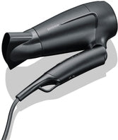 SEVERIN Reise-Haartrockner HT 0159, schwarz Leistung 1.600 Watt, zusammenklappbarer Griff, mit - 1 Stck