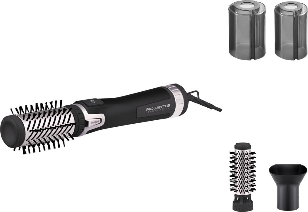 Rowenta Brush Activ' Dry & Style CF9550 Heiluftbrste Warm Schwarz 1000 W 1,8 m (CF9550F0)