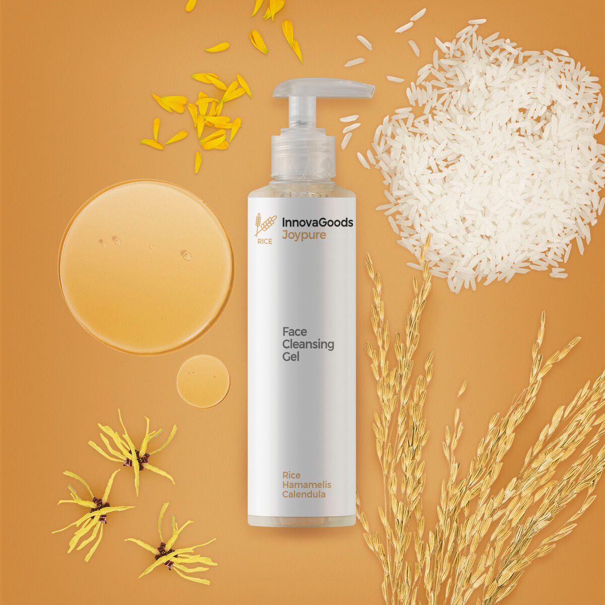 Gel Detergente Viso Rice Joypure InnovaGoods 200 ml