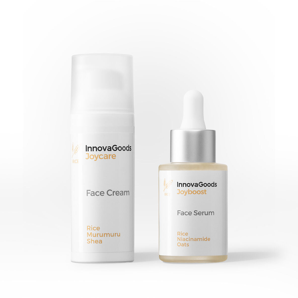Kit Due Prodotti Idratazione Viso Rice InnovaGoods