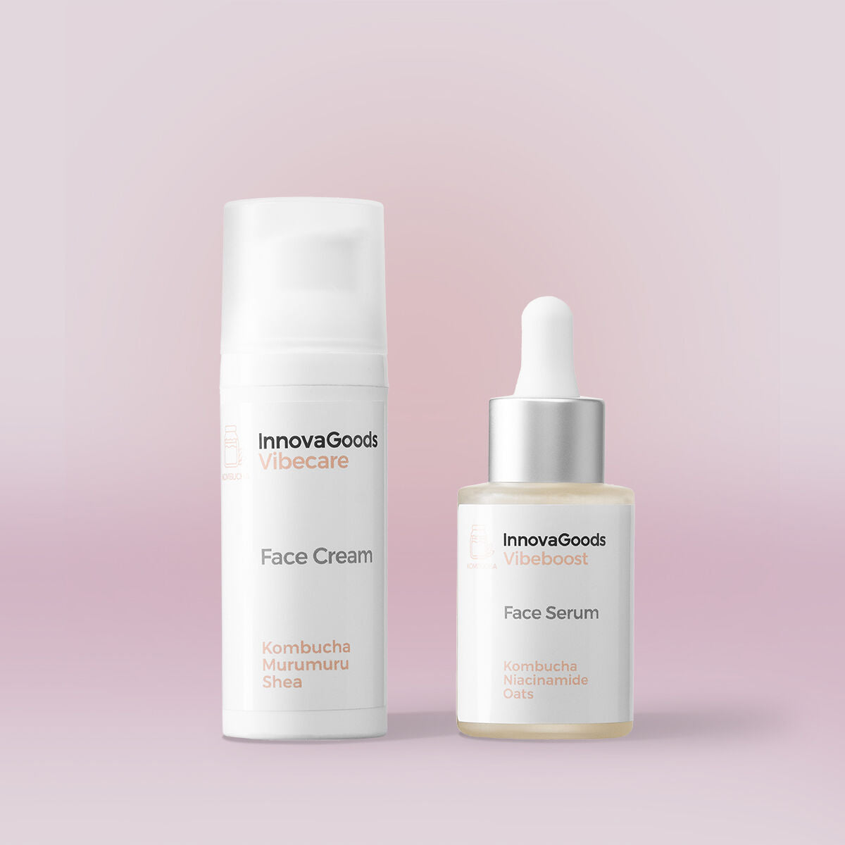 Kit Due Prodotti Idratazione Viso Kombucha InnovaGoods