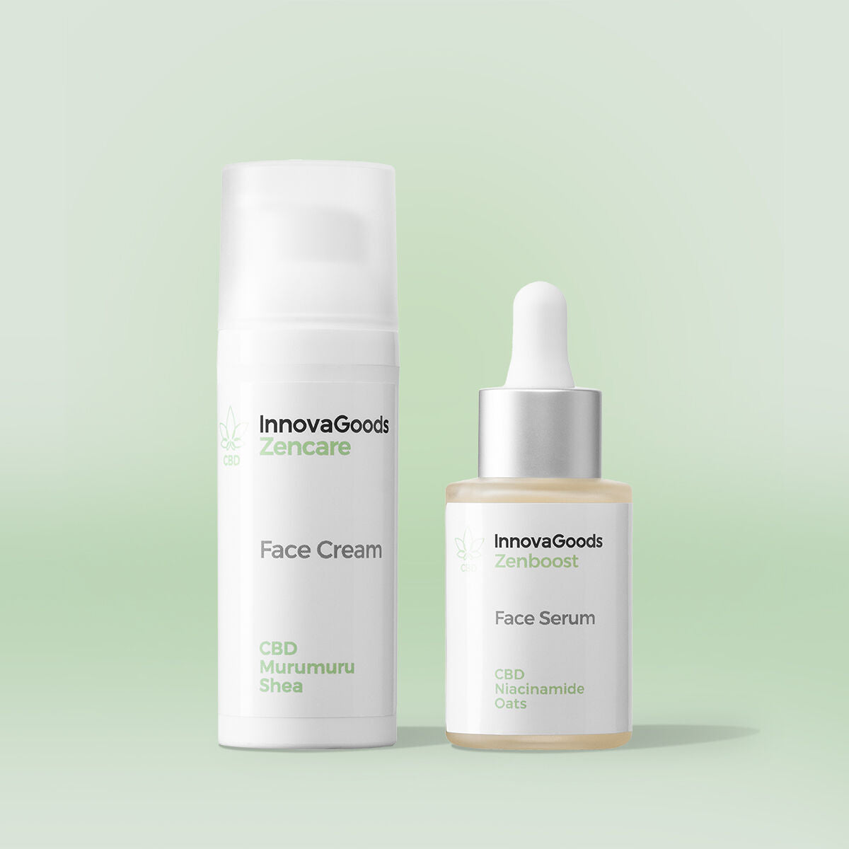 Kit Due Prodotti Idratazione Viso CBD InnovaGoods
